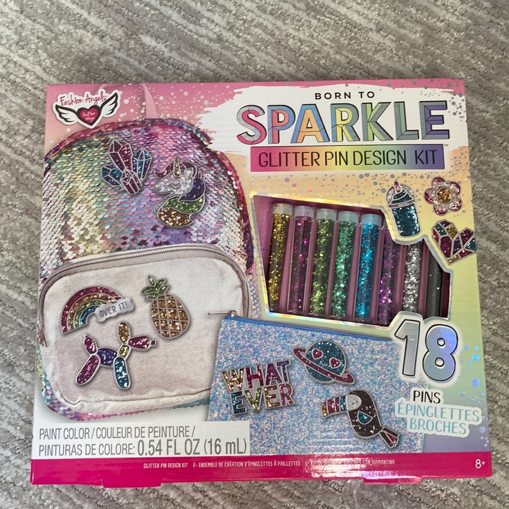 Glitter Pin design kit